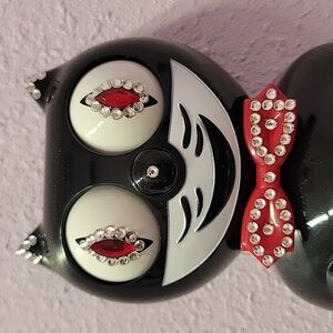 Jeweled Crimson Royale Kit-Cat Klock clock SUPER RARE